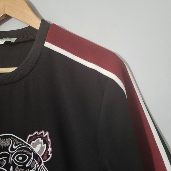 Kenzo Black Tiger Embroidered T-Shirt Dress - Picture 7 of 11